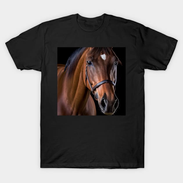 Horses Series T-Shirt by VISIONARTIST